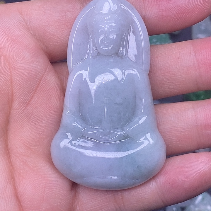 翡翠未镶嵌颈饰天然缅甸翡翠A货