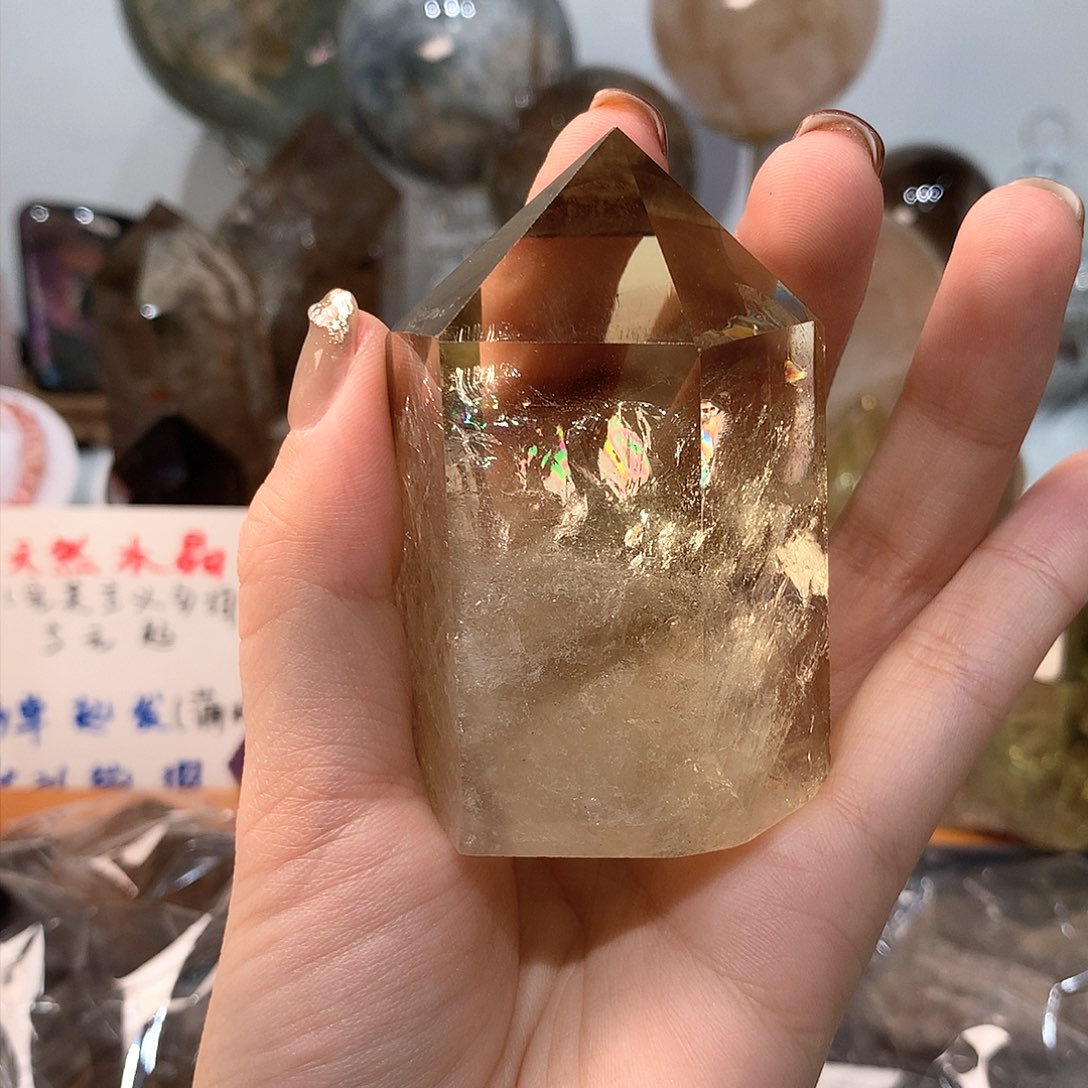 水晶水晶未镶嵌因**你水晶柱