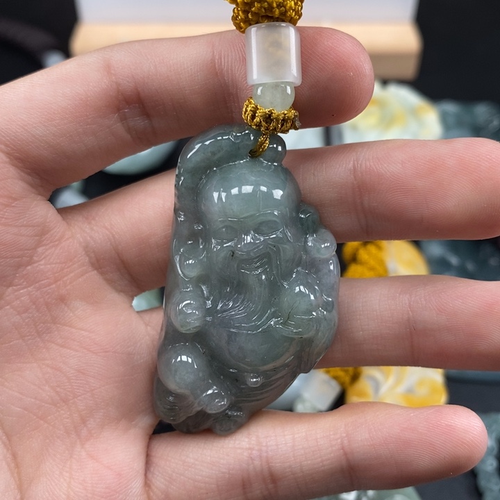 翡翠未镶嵌颈饰天然保真a货翡翠