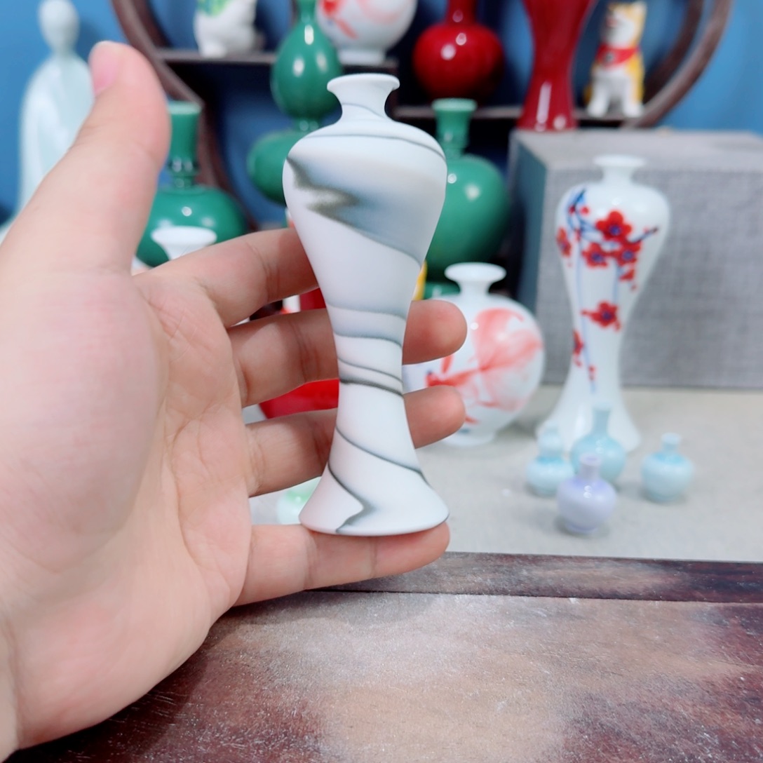 陶瓷手工小花器摆件