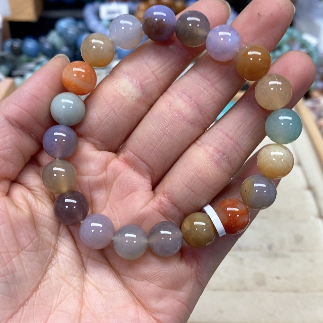 硅化珊瑚（珊瑚玉）手链未镶嵌一**情256