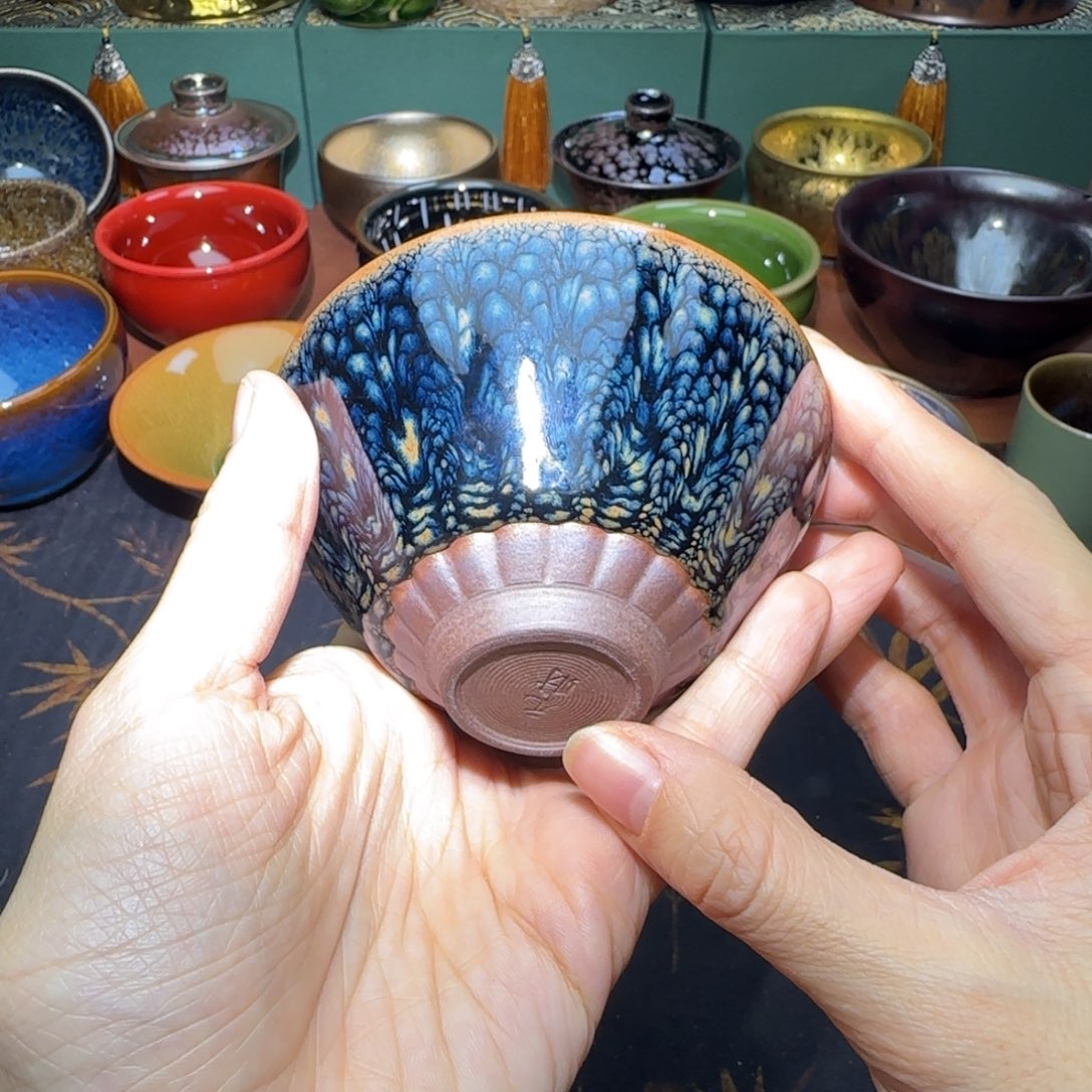 茶盏微瑕建盏，介意勿拍