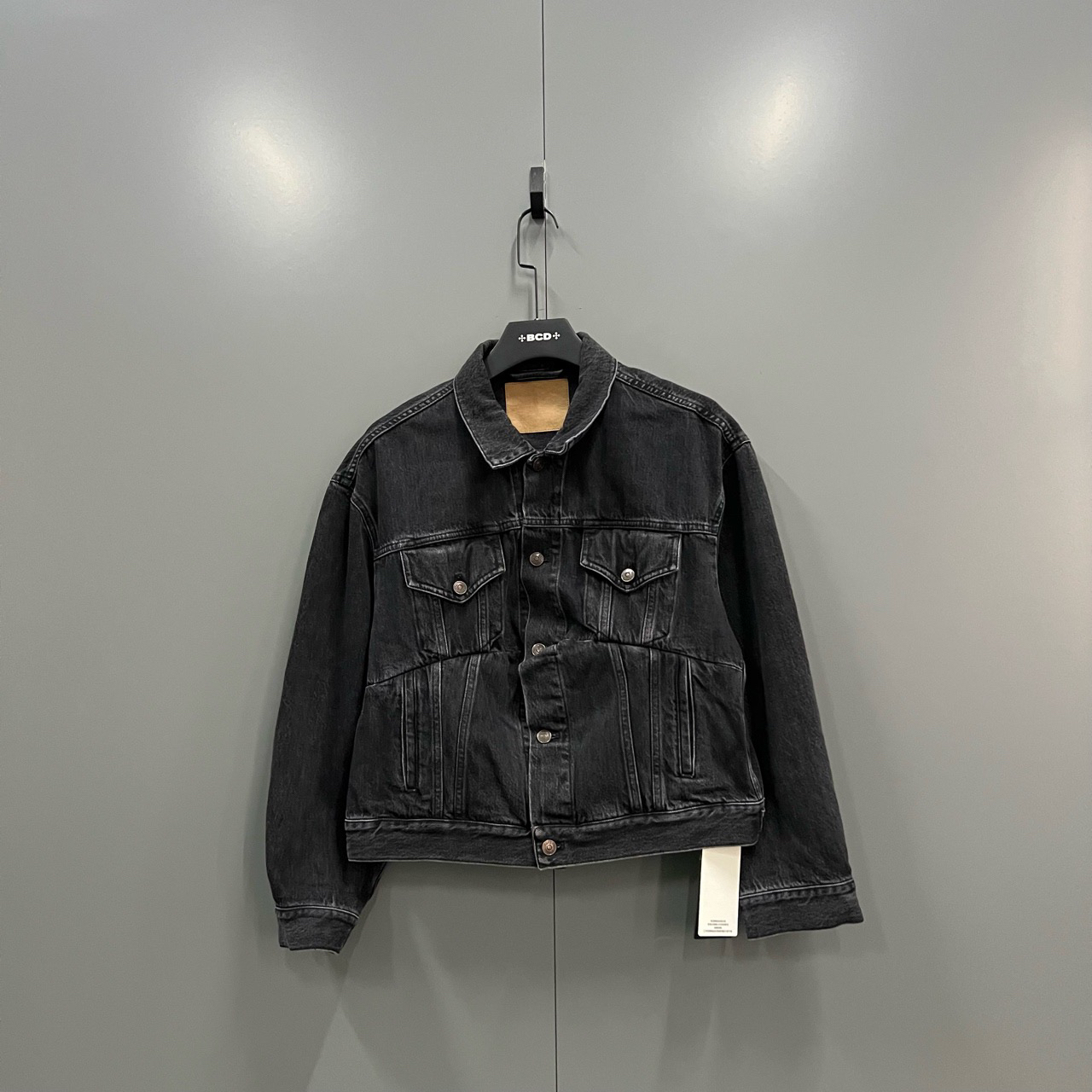 95新 Balenciaga/巴黎世家 （ab）黑色水洗牛仔34码/95新fg208027