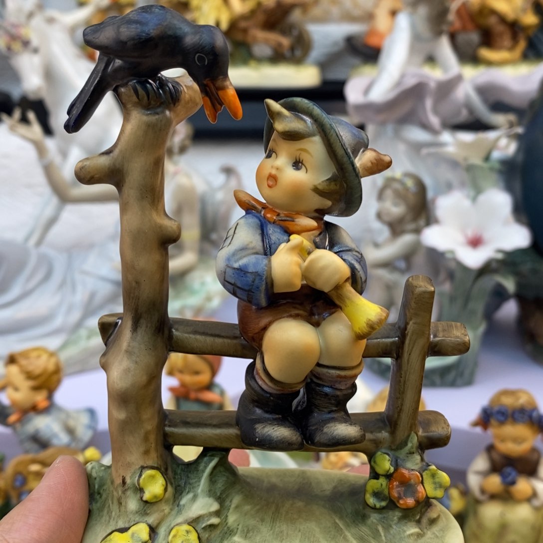 瓷片欧美中古美物摆件