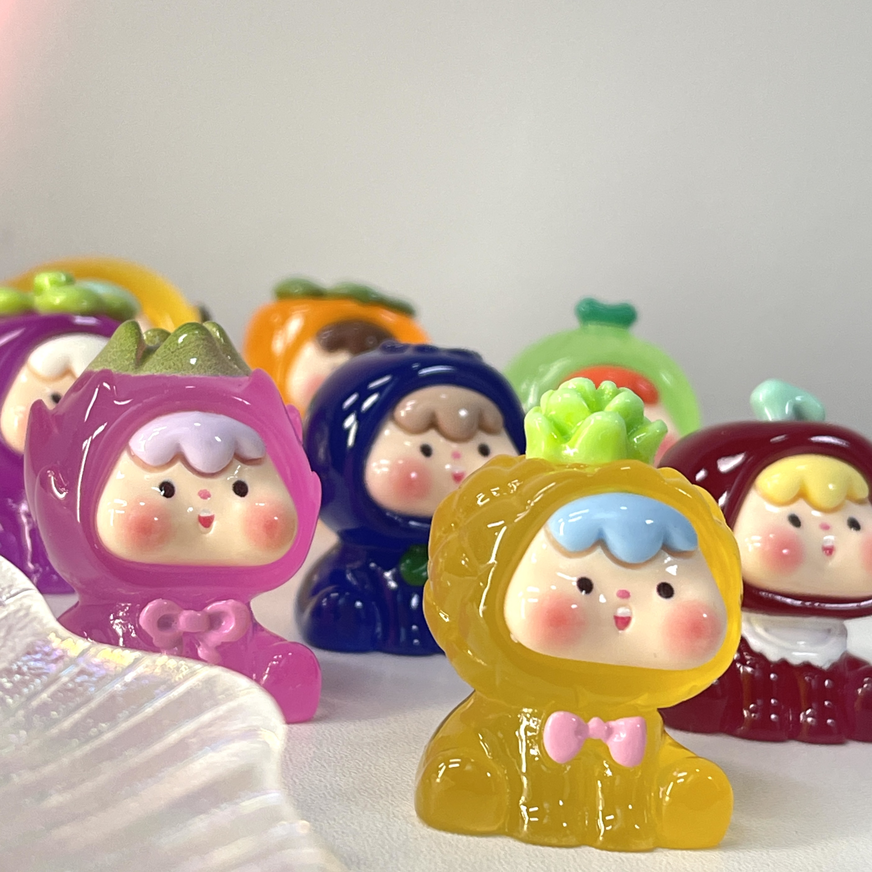 【新款四代水果崽崽】可爱手工树脂diy立体水果摆件