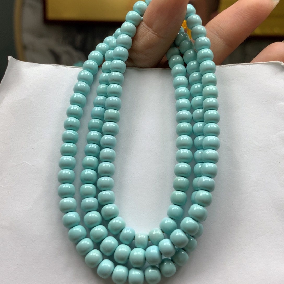 绿松石长链未镶嵌