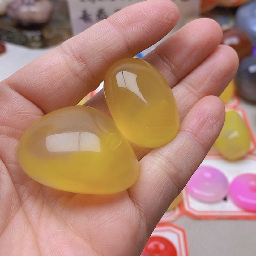 【闪购商品】未镶嵌玛瑙/玉髓珠宝半成品颖*