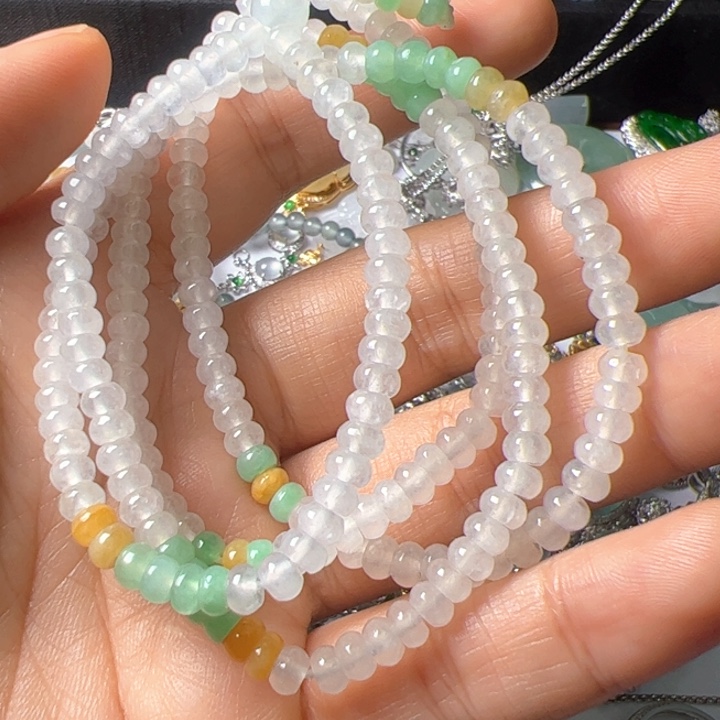 未镶嵌手链翡翠翡翠手链项链