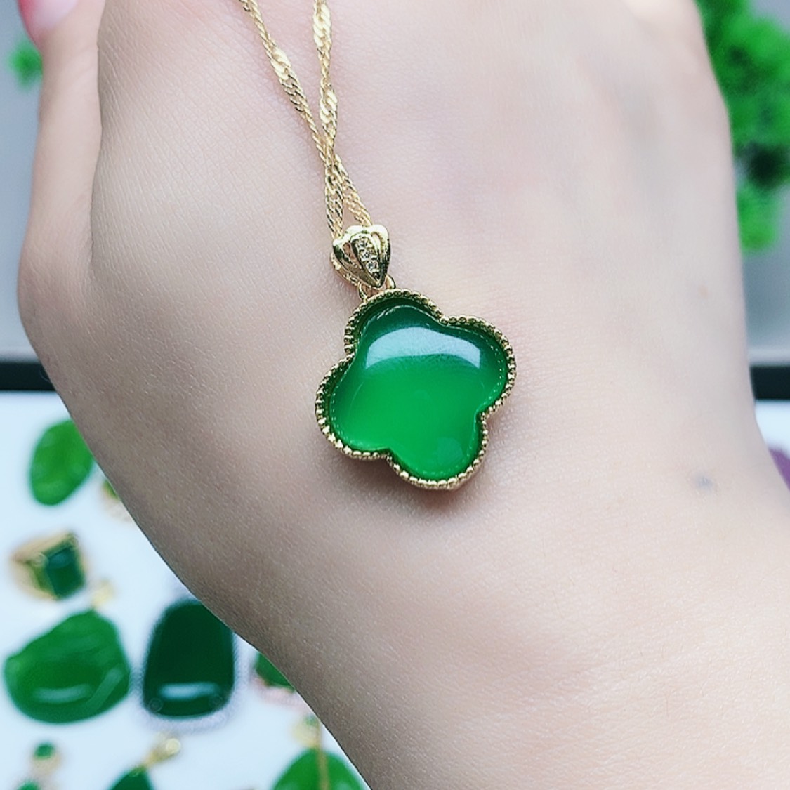 【闪购商品】玛瑙/玉髓颈饰合金