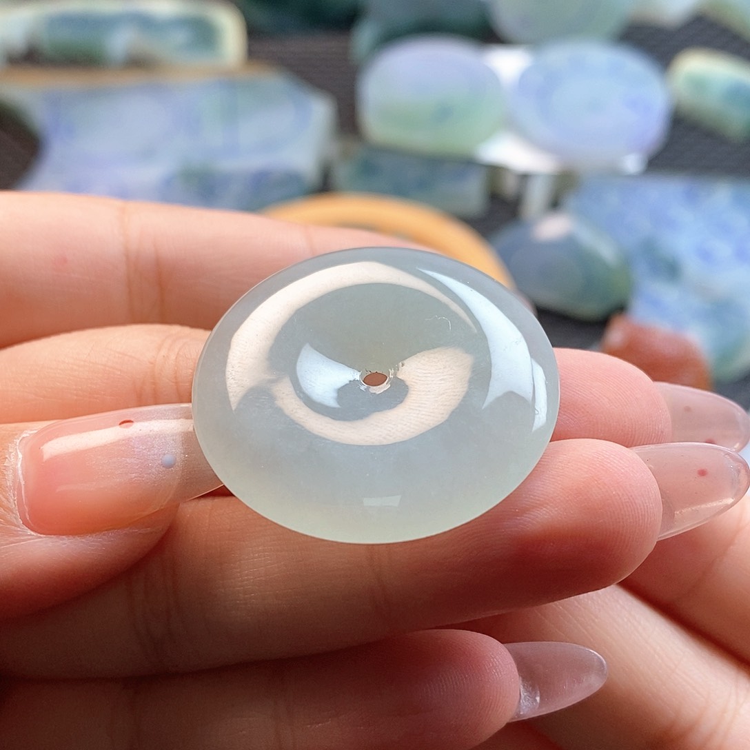 定制翡翠未镶嵌33扣子