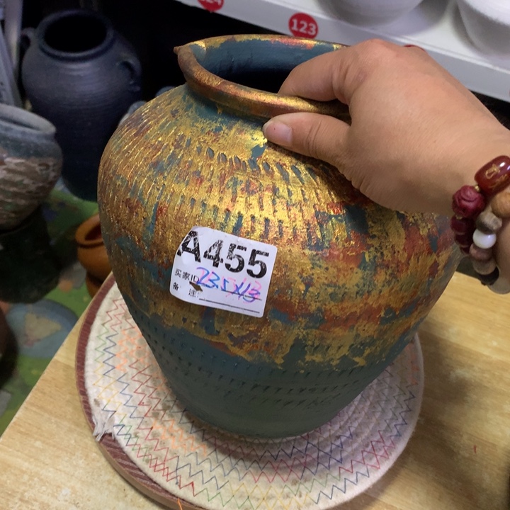 【闪购商品】粗糙盆默认打孔高23口13