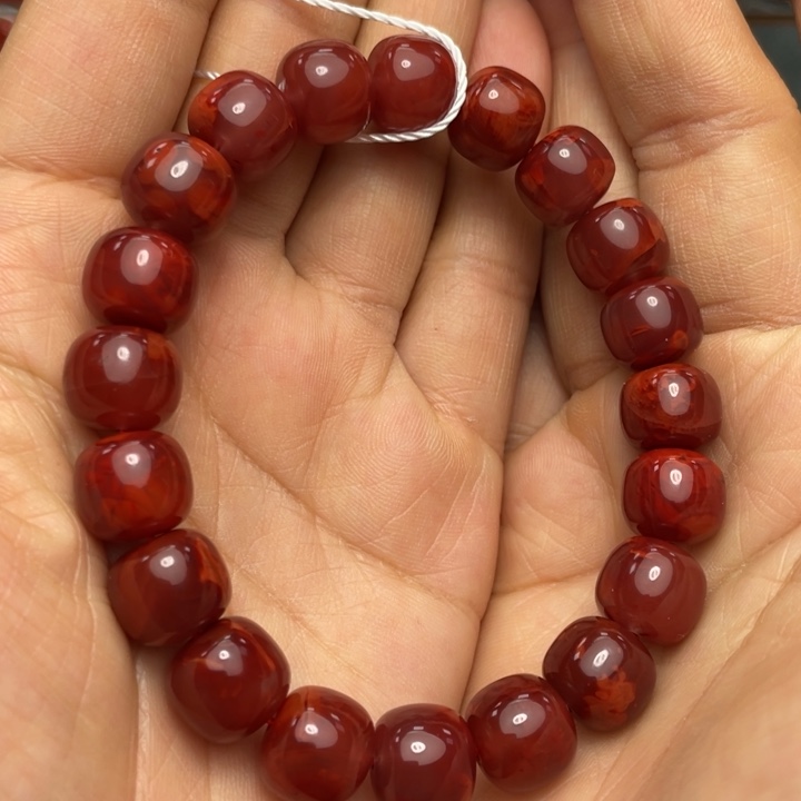 南红玛瑙手串11多样性发1未镶嵌