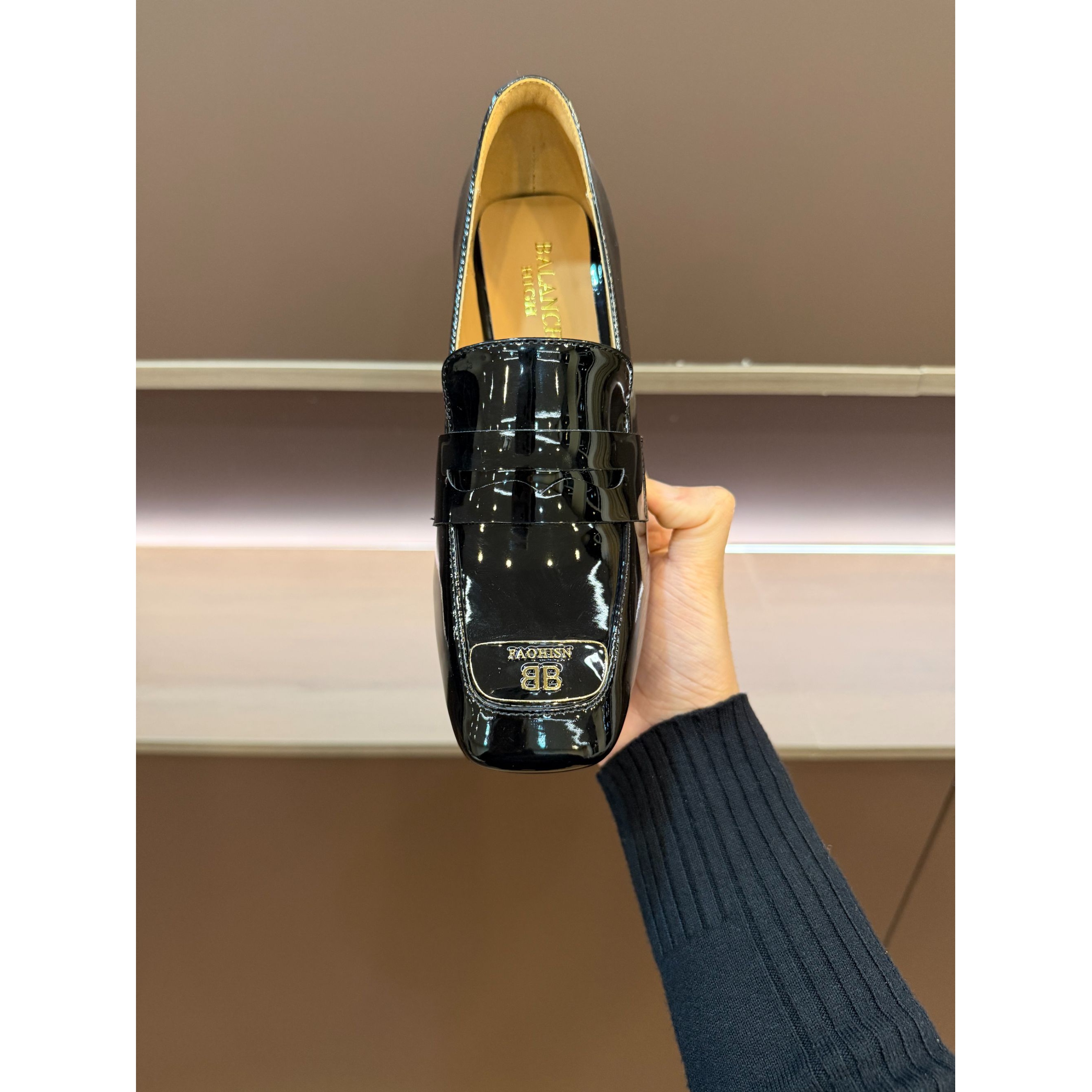 BAI JAEEN百加好广系联名款9988034新款法式气质时尚平底单鞋B