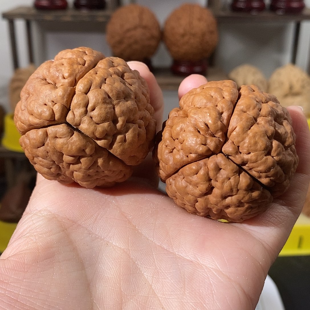 吊坠文玩核桃三瓣脑纹金刚4753