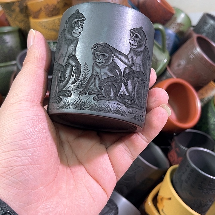 茶杯紫砂全手工紫砂主人杯