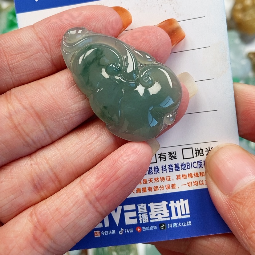 【闪购商品】翡翠颈饰未镶嵌如意