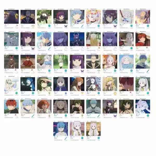 葬送的芙莉莲 EMOCA SNS风 透卡 卡片（1包3张）