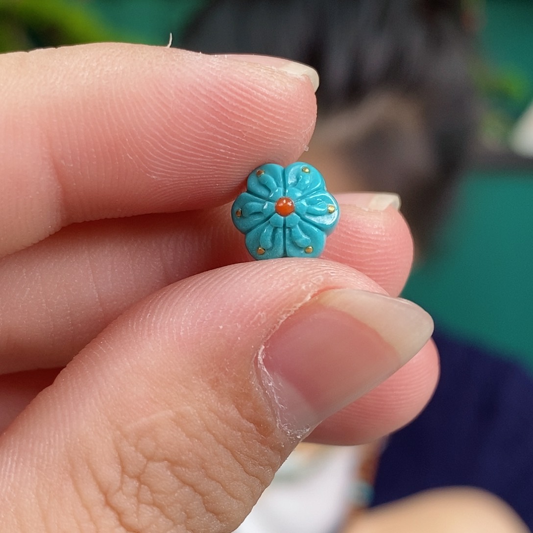 绿松石珠宝奇石未镶嵌