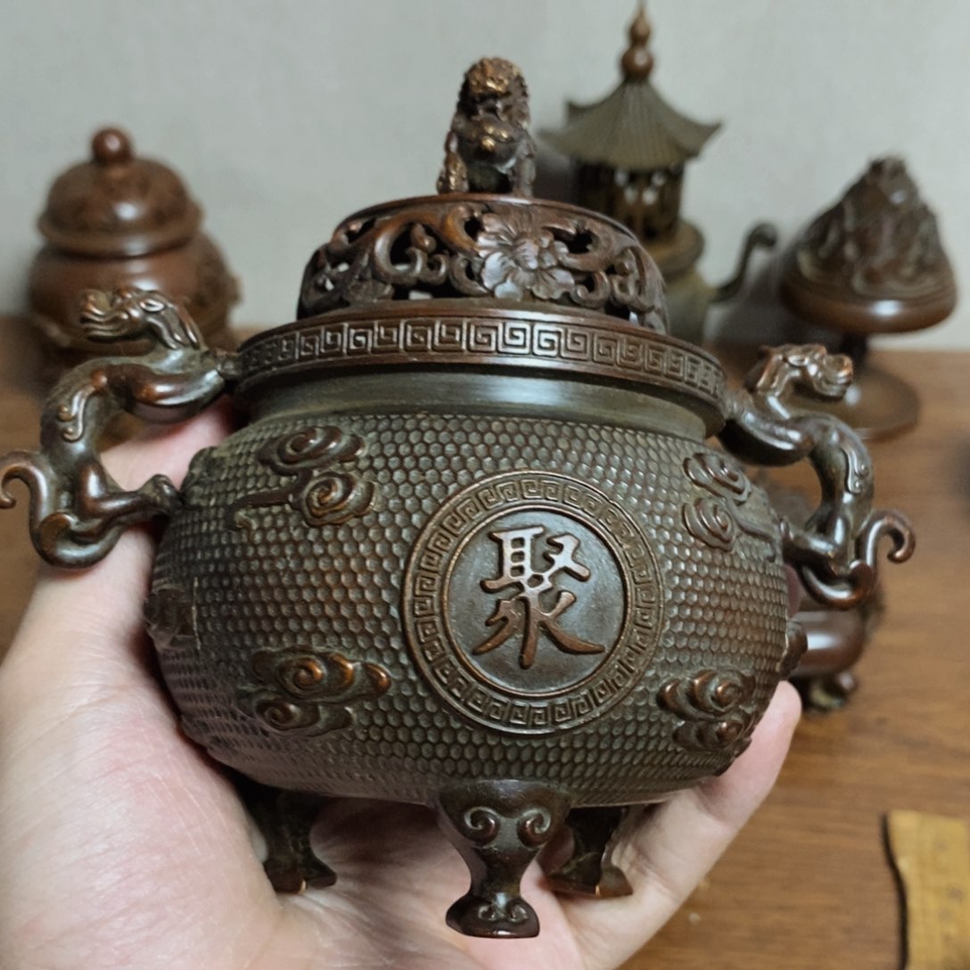 铜盛世铜炉铜器香炉工艺品