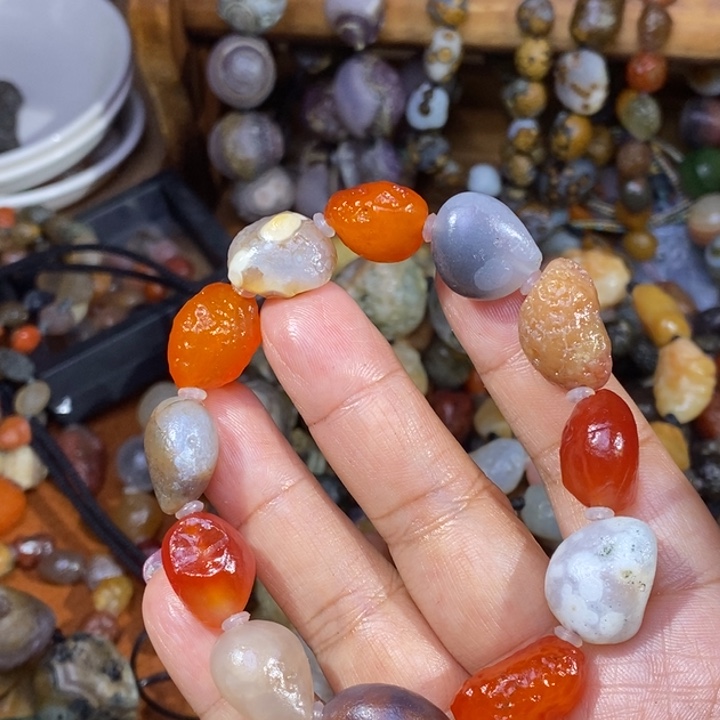 玛瑙/玉髓珠宝半成品未镶嵌华****馆