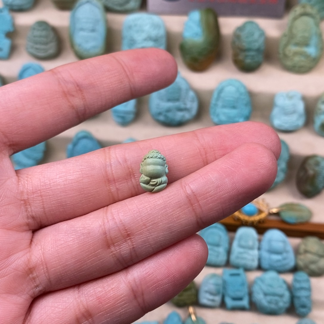 绿松石珠宝奇石未镶嵌