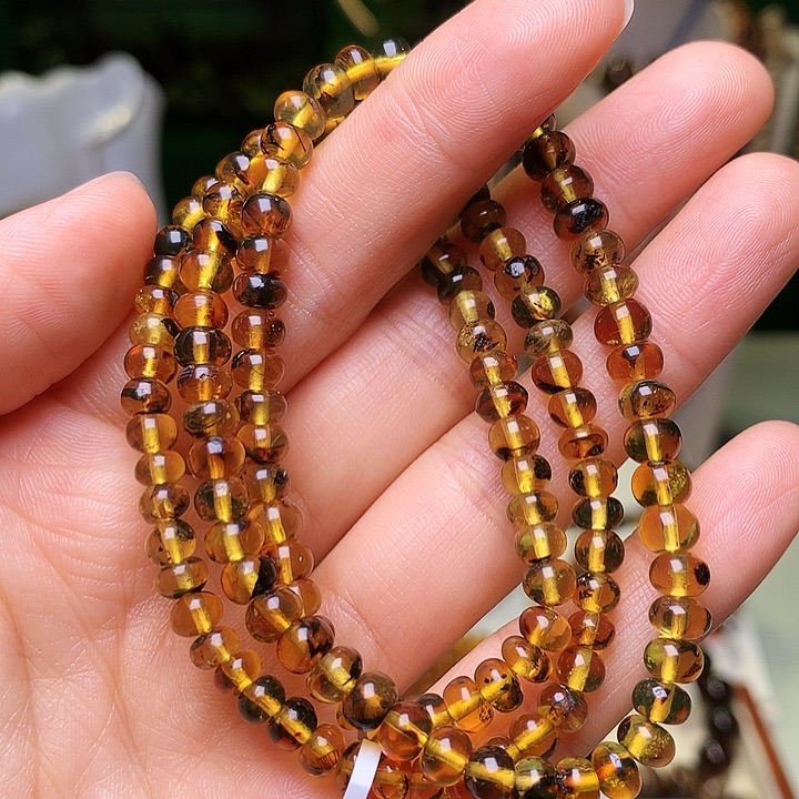 琥珀未镶嵌裸石抚顺琥珀5/金珀Y598