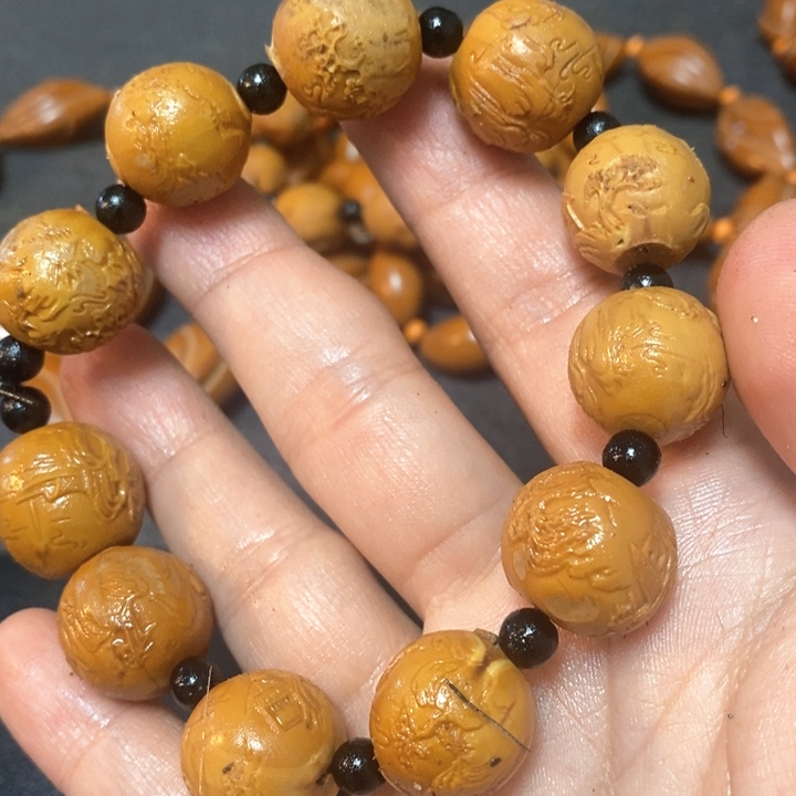 橄榄核手串/手链橄榄微瑕正圆