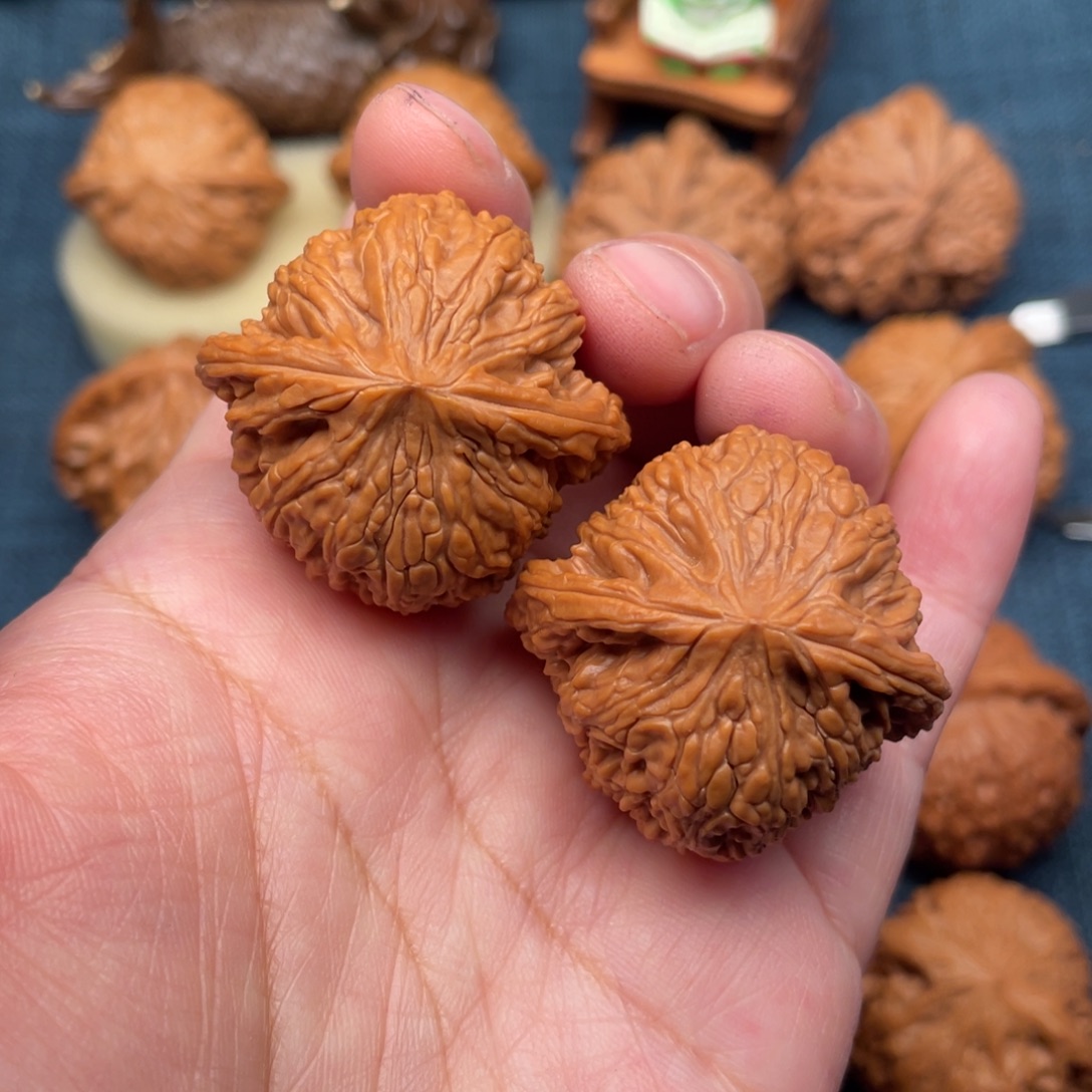 把件文玩核桃36精品绣球全品