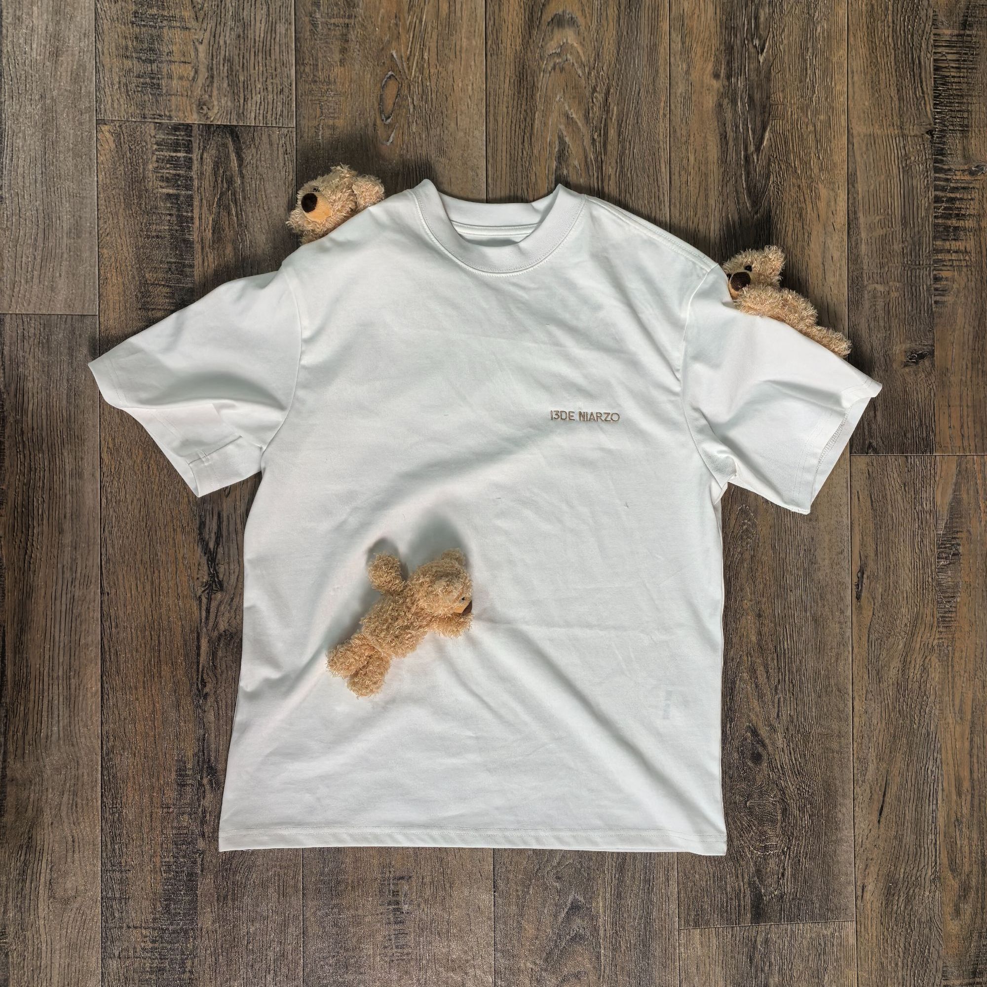 25春夏新款多玩偶圆领宽松休闲短袖男女同款时尚简约纯棉T恤