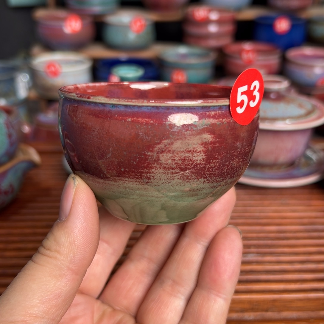 手工制作钧窑茶器