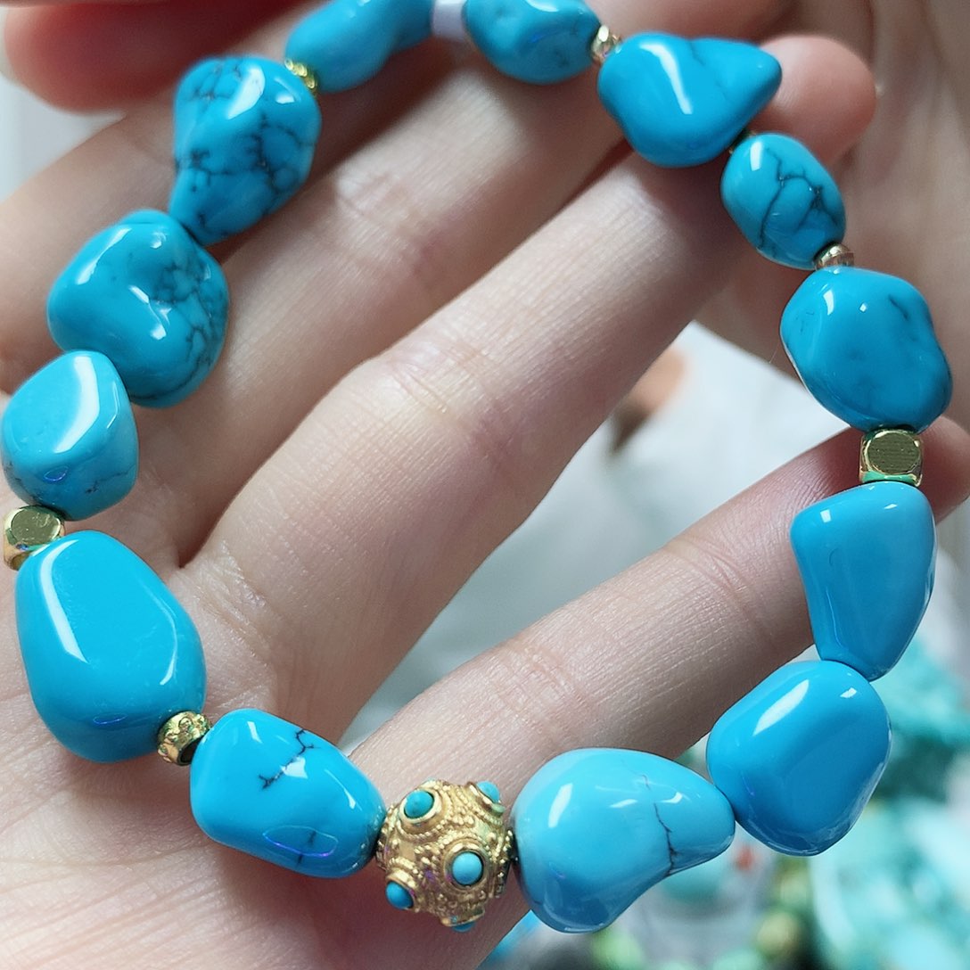 未镶嵌绿松石珠宝奇石