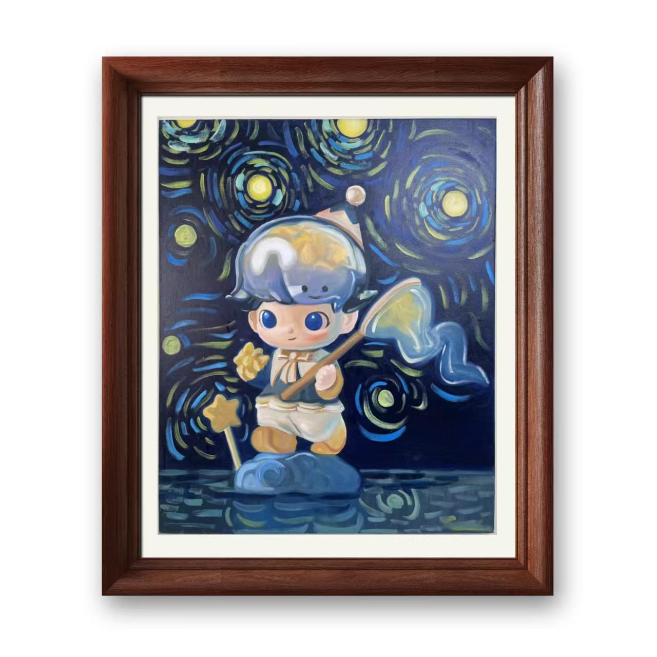 卡通风格挂画可作卧室床头柜客厅餐厅玄关斗柜摆画