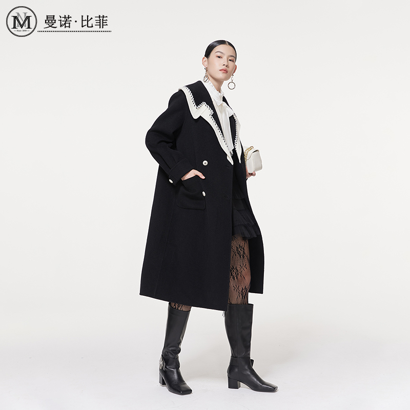 【白姐专属】赫本风高级感毛呢外套MEEG145110