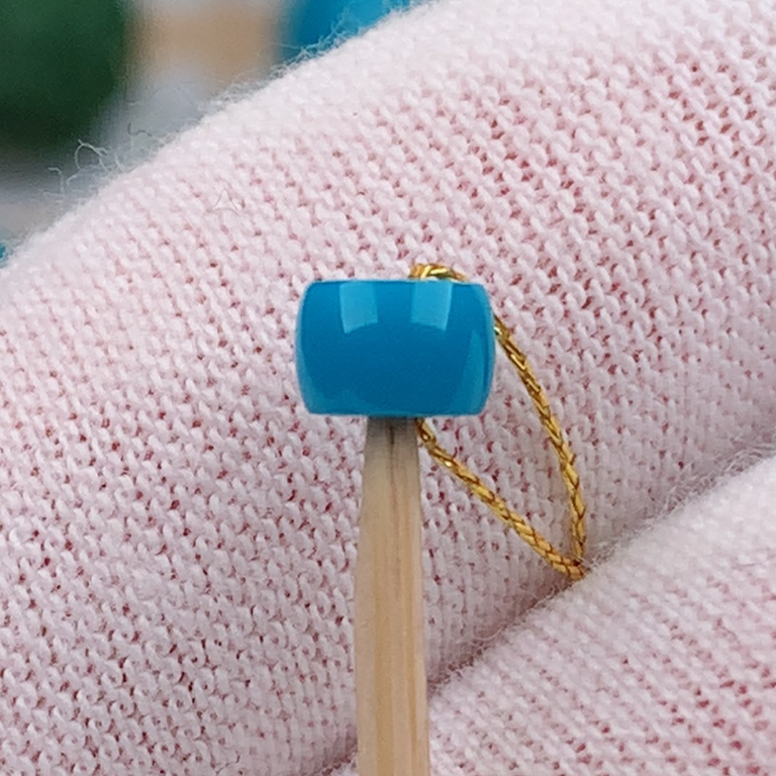 绿松石未镶嵌隔片卡4.8