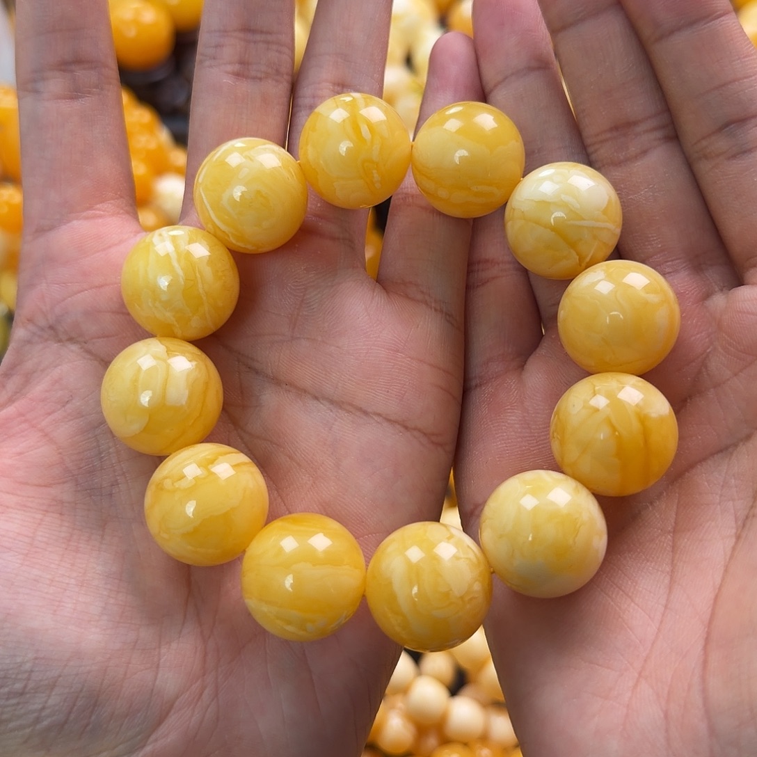 琥珀未镶嵌珠宝奇石20mm同料