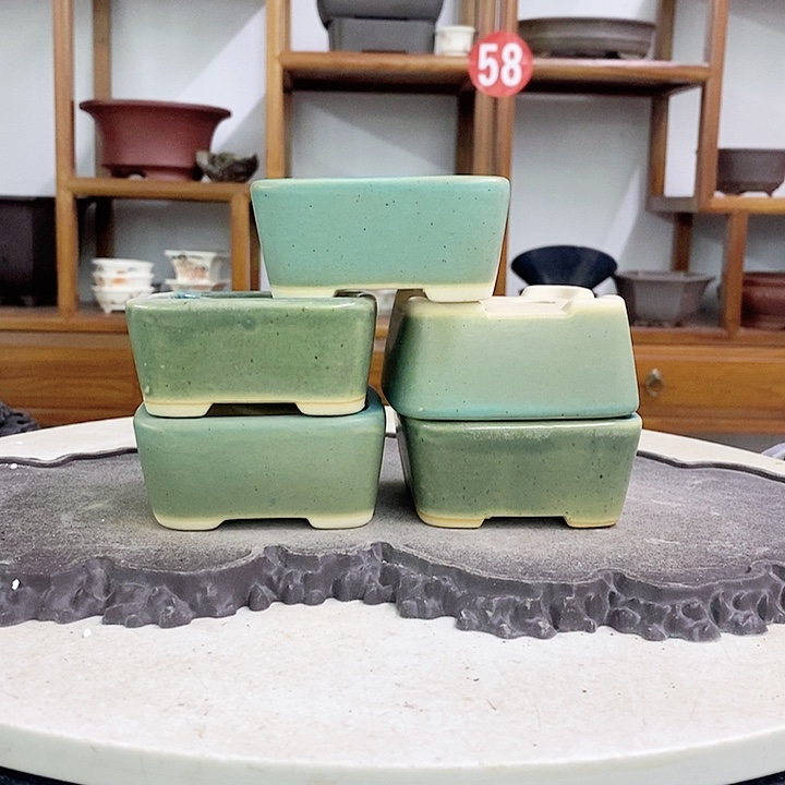 紫砂花盆瑕疵3.5-8。。。