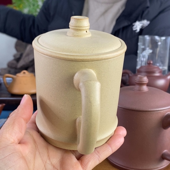 紫砂茶壶记**缘本绿盖杯封釉不退不换