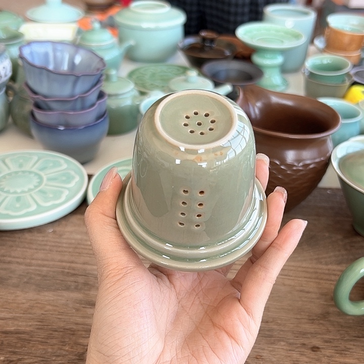 小米茶器龙泉青瓷