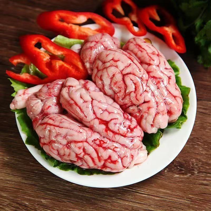 东北林地散养跑山黑猪猪脑花3斤 顺丰包邮