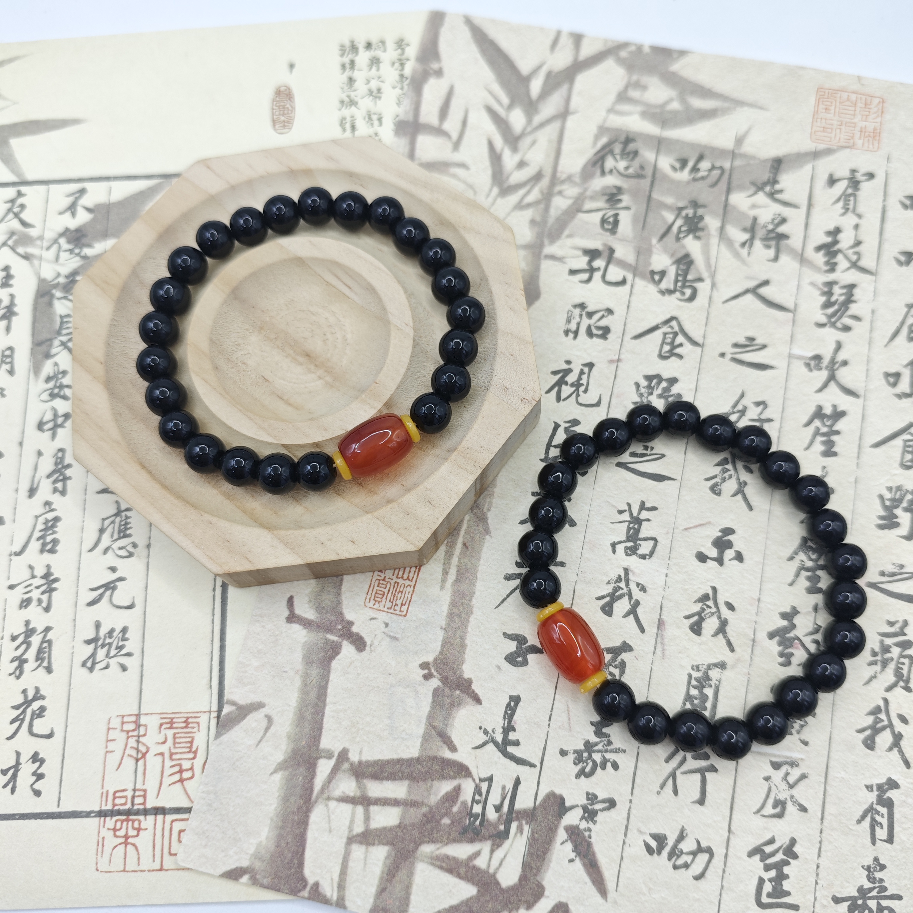 天然玉石经典转运珠路路通手串多样性发货拍一发一 M199