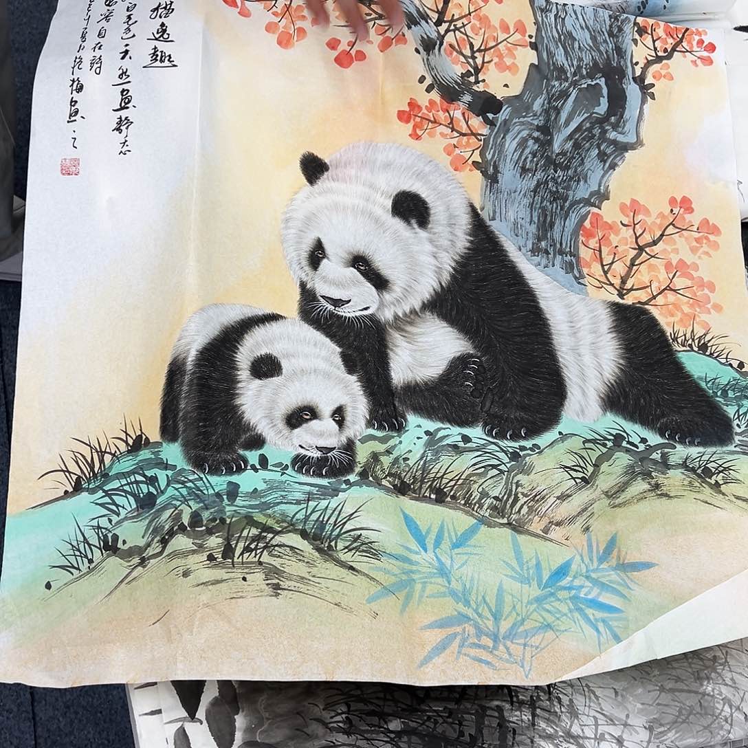 国画纯手绘作品欣赏图