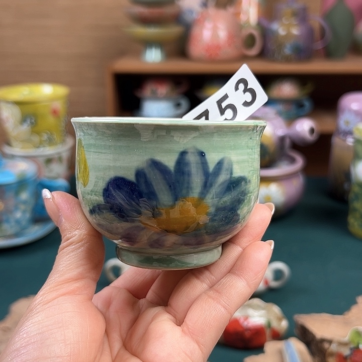杯景德镇陶瓷手绘作品753