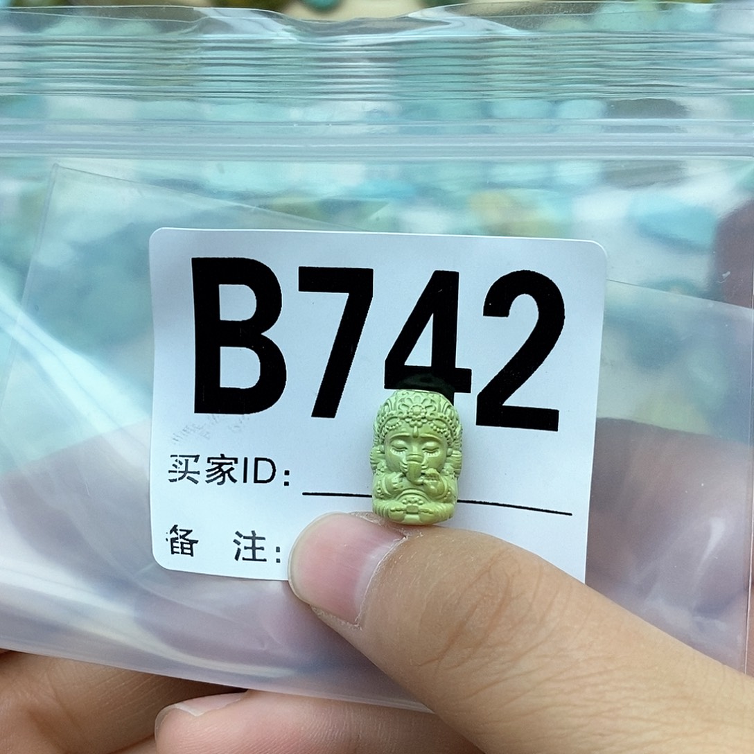 绿松石配饰未镶嵌丽*