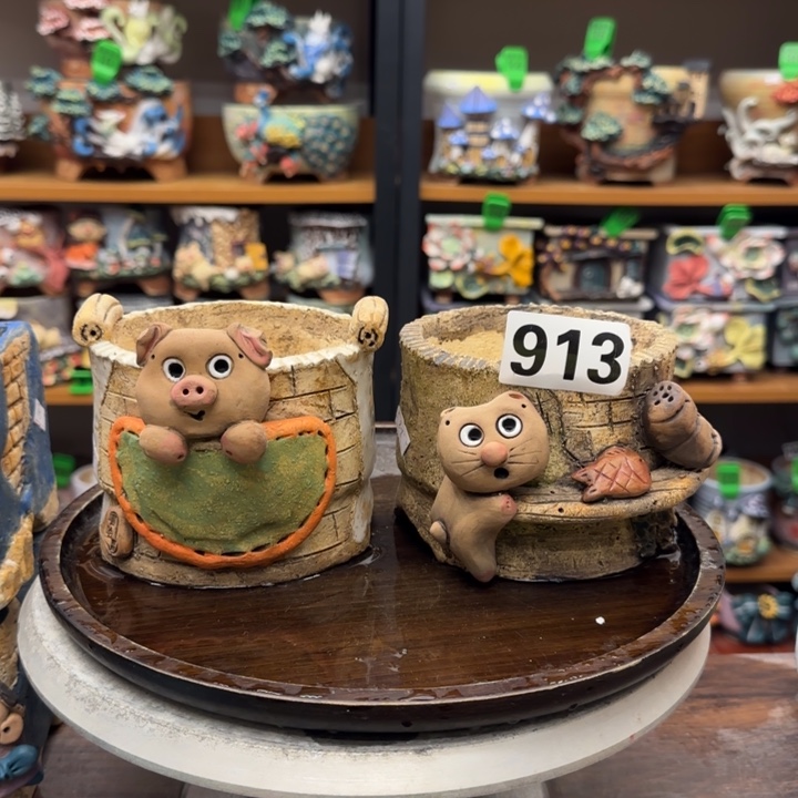 【闪购商品】陶瓷粗陶手捏