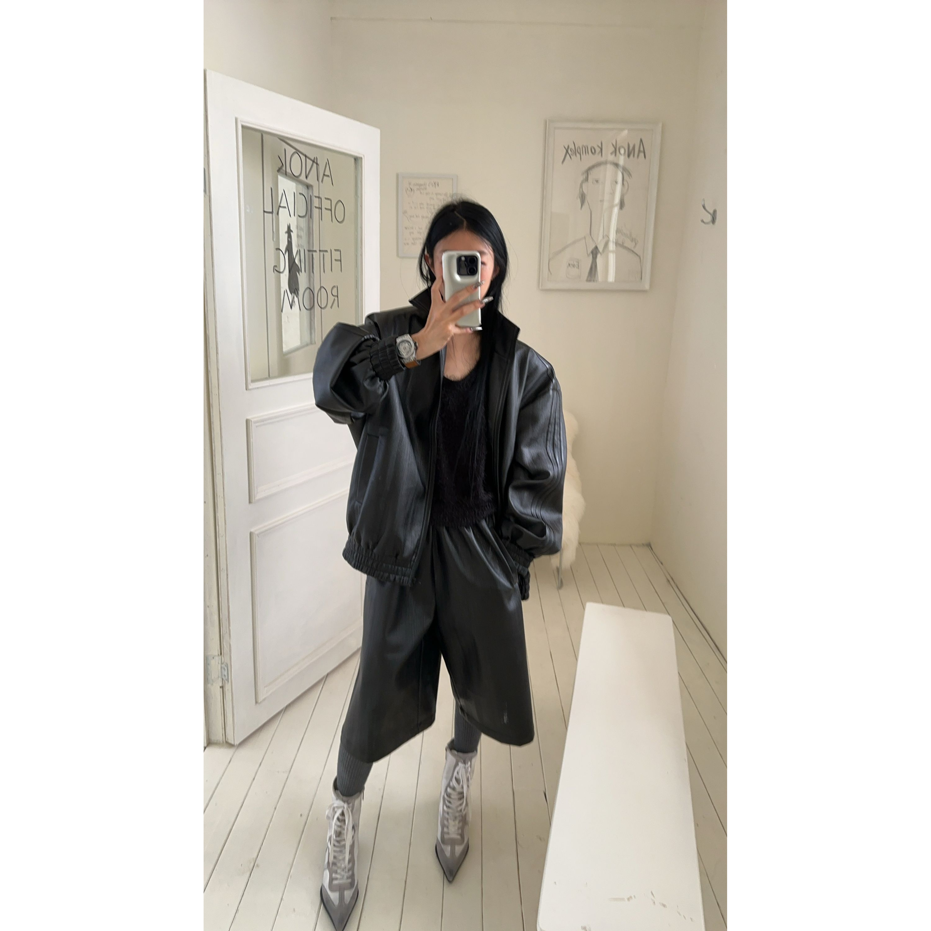 21110（定制福利款NO退NO换）织带立领夹克