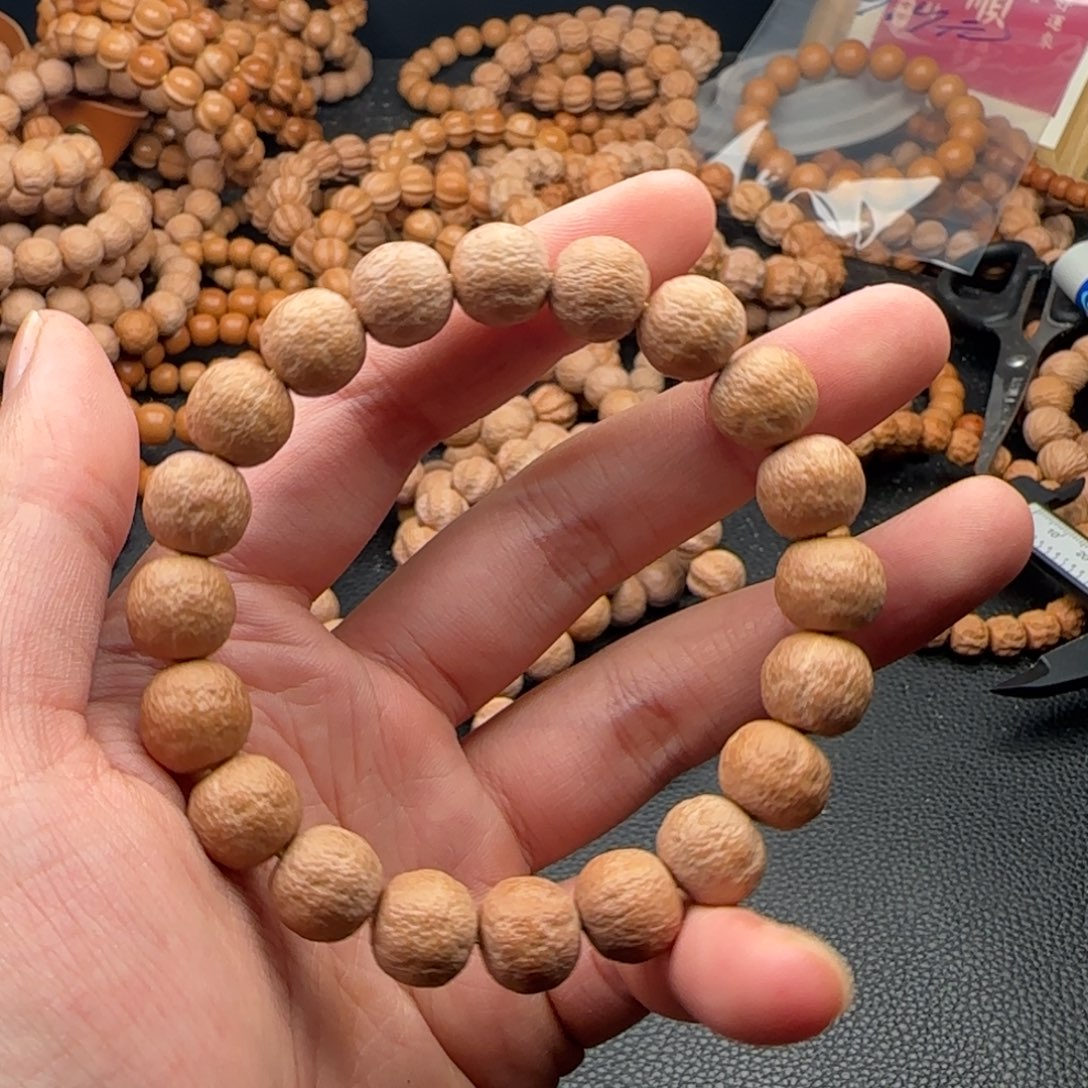 猴头核桃手串小橘子皮