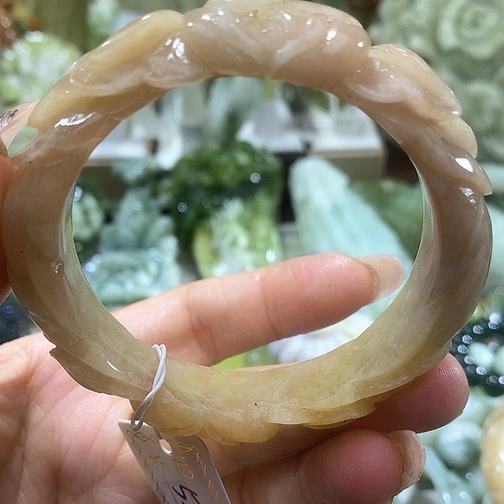 岫玉岫玉52.53口径未镶嵌