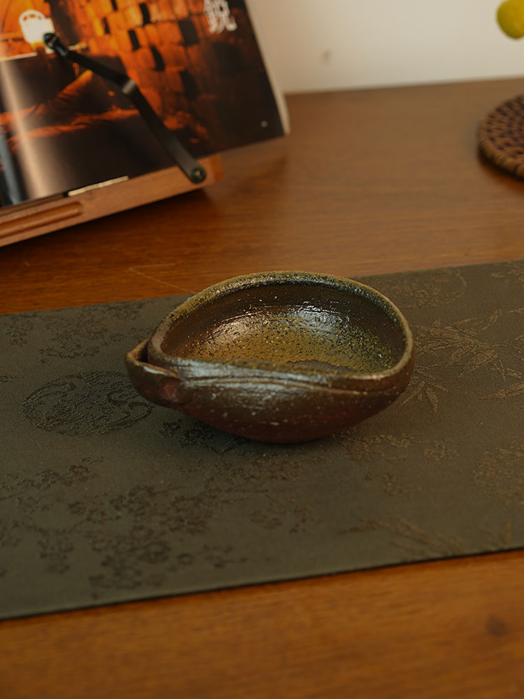 伊禾集物 日本备前烧手工匠人宫尾昌宏 小盘 小钵 碟子 2070#