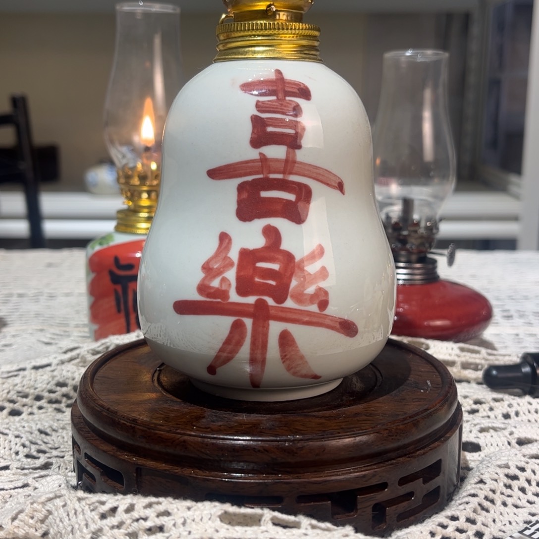 摆件景德镇陶瓷香薰灯