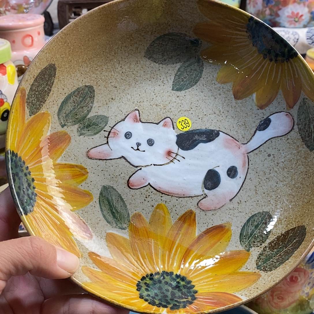 瓷片福利多多手绘陶瓷